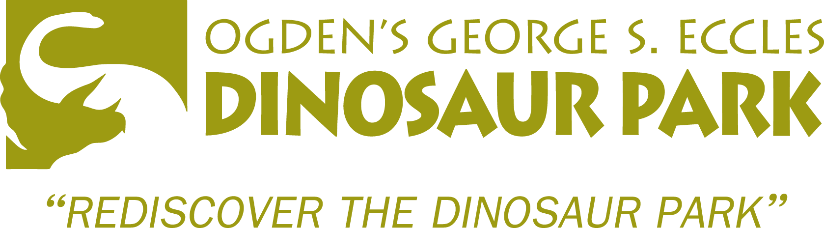 Ogden's George S. Eccles Dinosaur Park logo