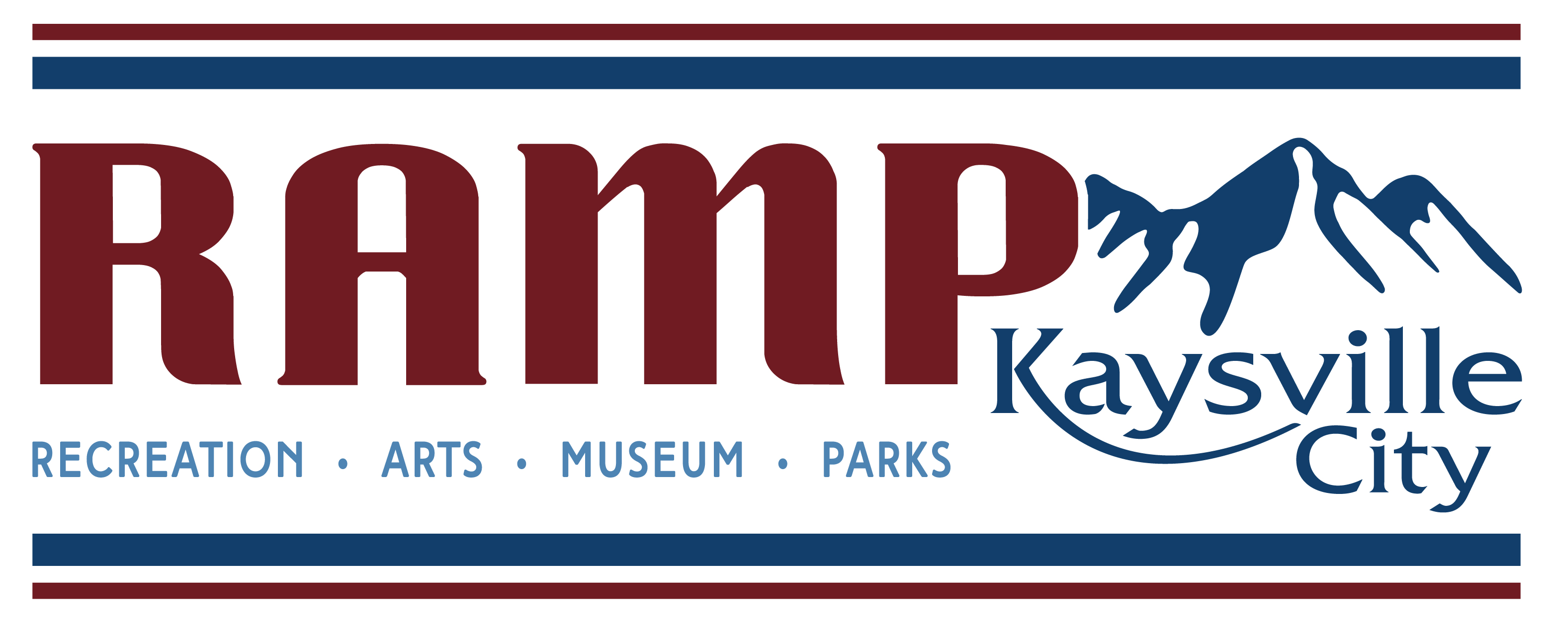 Kaysville Recreation, Arts, Museum and Parks RAMP logo