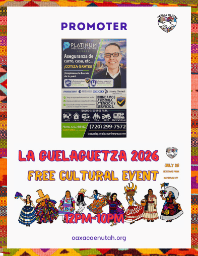 Pedro Joel Jimenez — Platinum Insurance Group — La Guelaguetza 2026 promoter