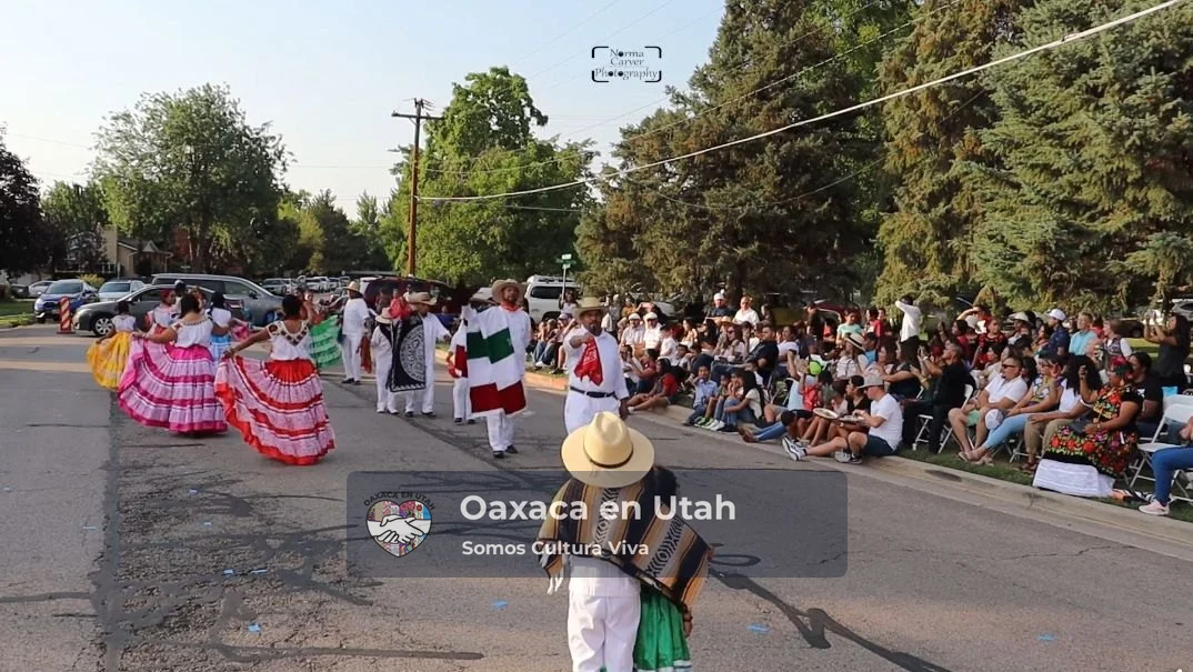 Dancers and community members gather in Kaysville during La Guelaguetza 2021