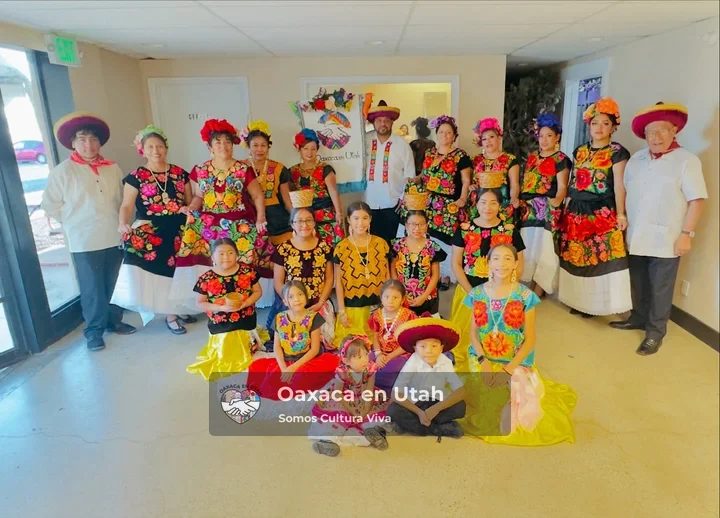 Indoor group portrait