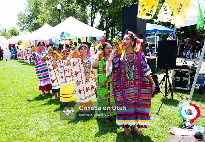 Outdoor community gathering